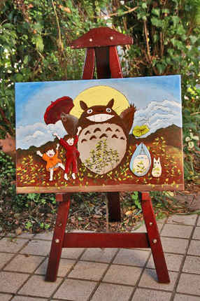 トトロの浮世絵 メーカー品切れ中|【メーカー取寄】300-402 となりのトトロ ネコバス