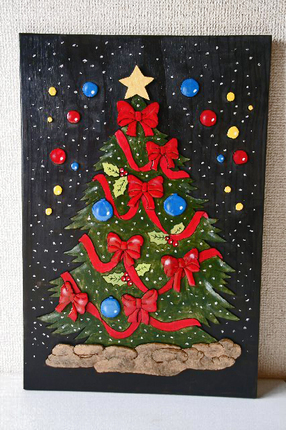 浮き絵 クリスマスツリー Minoriのアートギャラリー